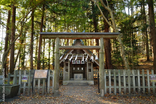 Hotosan okumiya jinja shrine at Nagatoro Chichibu Saitama, Japan. photo