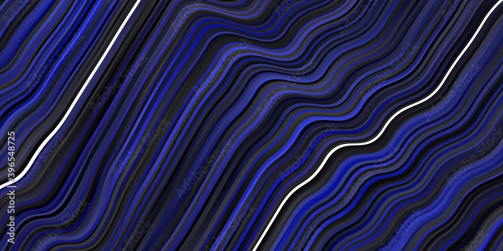 Dark BLUE vector pattern with curves. Dark BLUE vector pattern with curves.