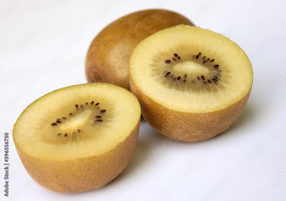 kiwi gold isolated on the white background kiwi gold isolated on the white background