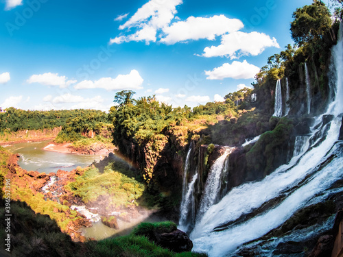 Fototapeta Naklejka Na Ścianę i Meble -  river in the mountains iguazu falls 