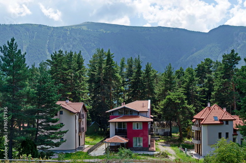 Part of a mountain holiday base in Rila Mountain, Bulgaria  
