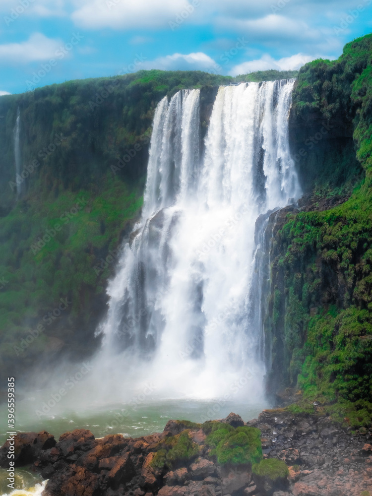 waterfall in the forest iguazu falls waterfall in the forest iguazu falls