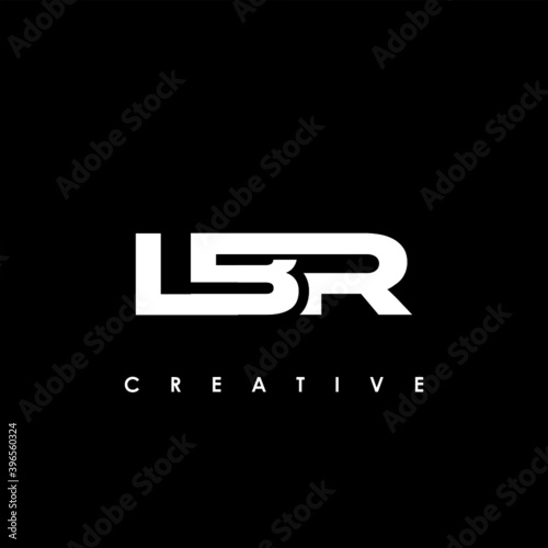 LBR Letter Initial Logo Design Template Vector Illustration photo