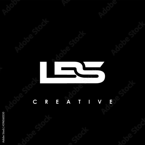 LBS Letter Initial Logo Design Template Vector Illustration