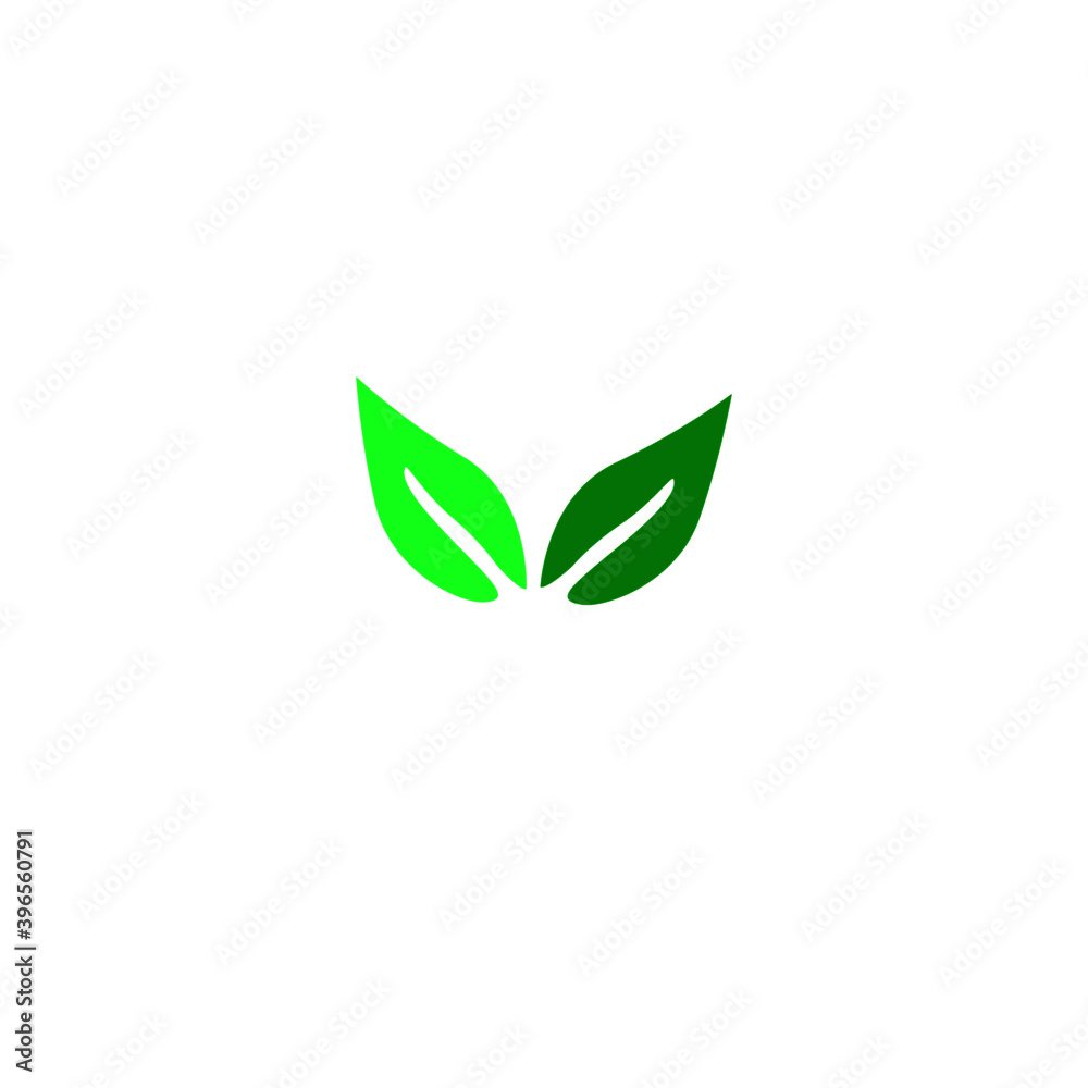 DESIGN LEAVES GREEN ART, SIGN, LOGO RAW, VEGAN ISOLATED ON WHITE DESIGN LEAVES GREEN ART, SIGN, LOGO RAW, VEGAN ISOLATED ON WHITE