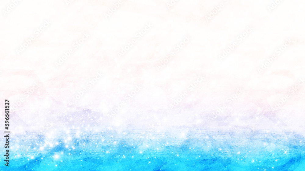 水色と白色の爽やかなキラキラ背景イメージ素材 Stock イラスト Adobe Stock
