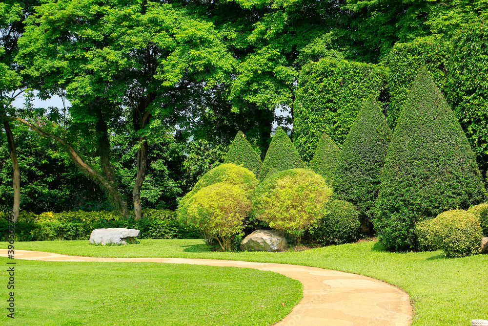 Naklejka premium garden in the park