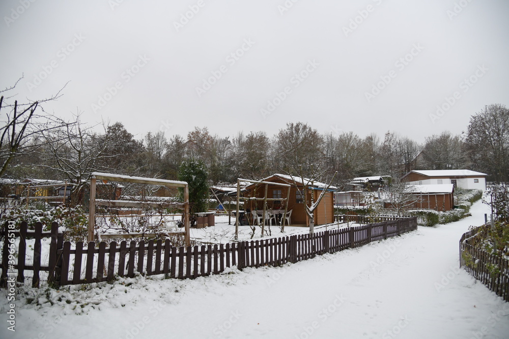 Naturlandschaft bei Schneewetter Naturlandschaft bei Schneewetter