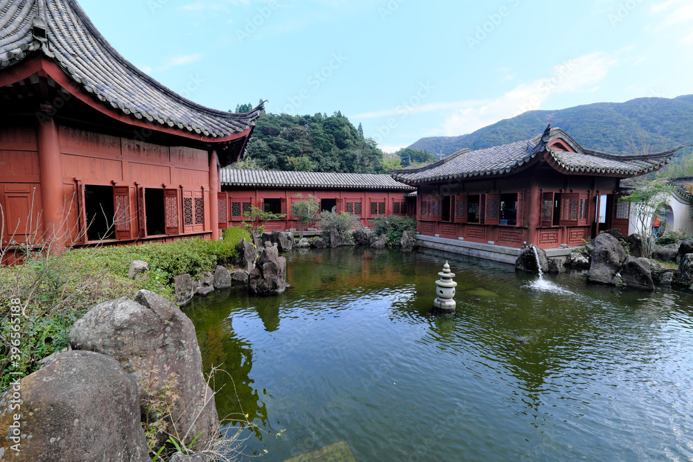 中国風庭園「冠嶽園」の綺麗な景色
