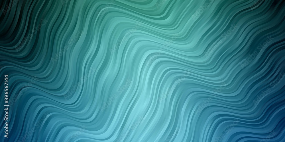Light Blue, Green vector pattern with curves. Light Blue, Green vector pattern with curves.