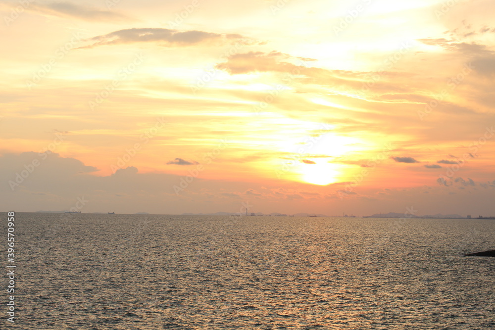 Fototapeta premium sunset on the beach