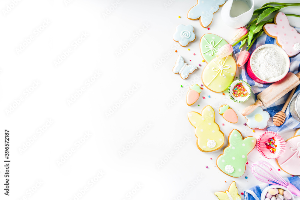 Sweet Easter baking background