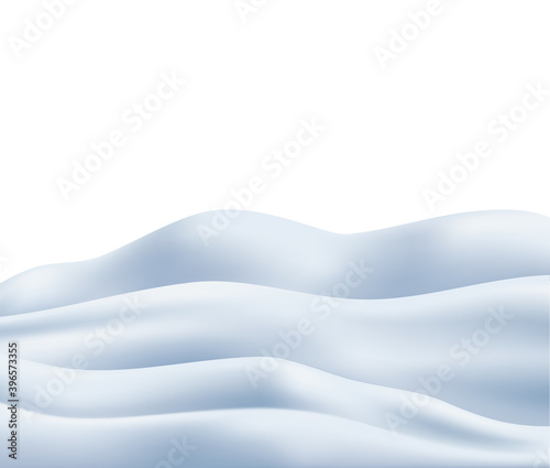 Snow Wavy Illustration