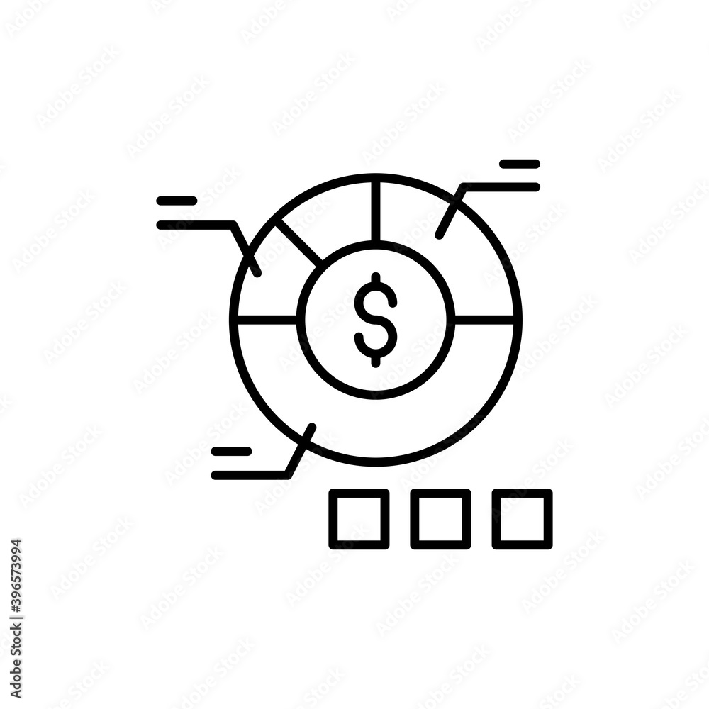 Financial Analysis Vector Line illustration. EPS 10 File Financial Analysis Vector Line illustration. EPS 10 File