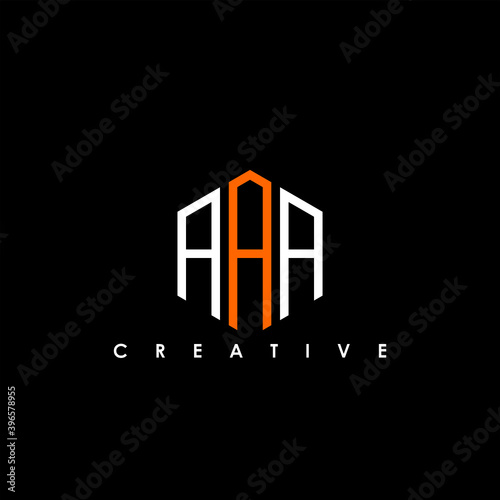 AAA Letter Initial Logo Design Template Vector Illustration