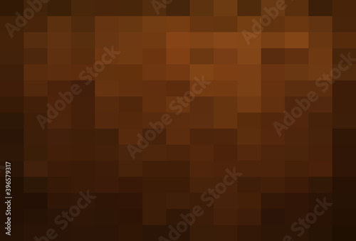 Abstract Dark Brown geometric Background, Creative Design Templates. Pixel art Grid Mosaic, 8 bit vector background.