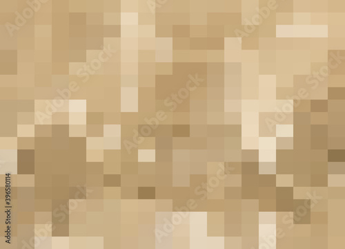 Abstract Brown geometric Background, Creative Design Templates. Pixel art Grid Mosaic, 8 bit vector background.