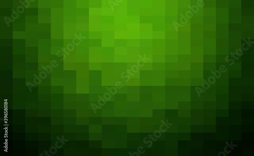 Abstract Dark Green geometric Background, Creative Design Templates. Pixel art Grid Mosaic, 8 bit vector background.