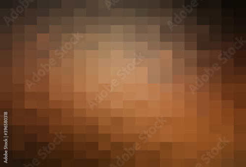 Abstract Brown geometric Background, Creative Design Templates. Pixel art Grid Mosaic, 8 bit vector background.