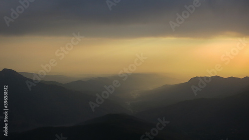 Dagestan, sunrise in the mountains