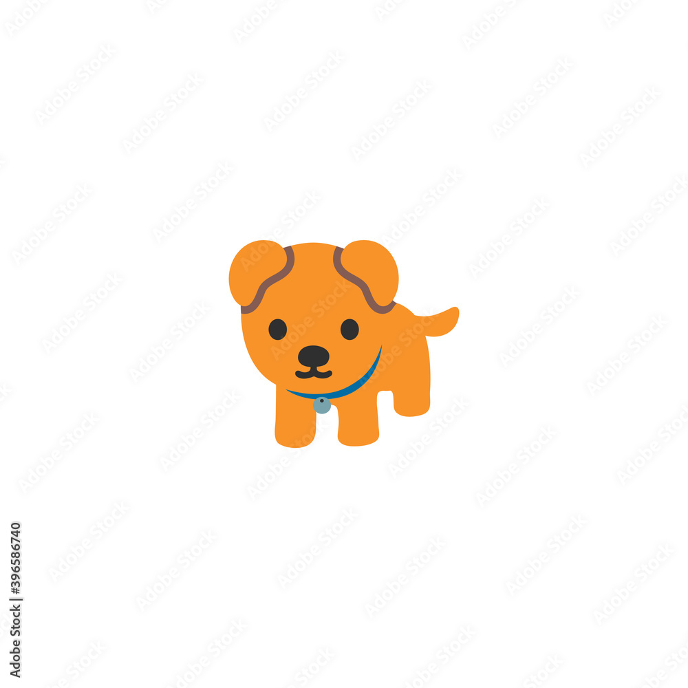 Puppy vector isolated icon illustration. Puppy icon