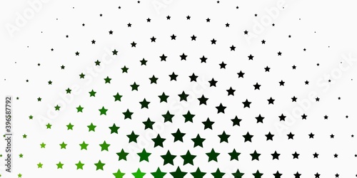 Wallpaper Mural Light Green, Yellow vector pattern with abstract stars. Torontodigital.ca