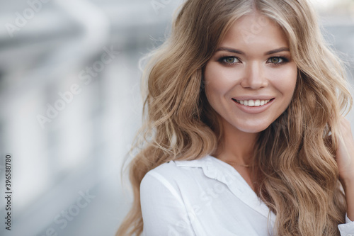 Close up portrait of a happy beautiful woman in glasses outdoor Free Download Close up portrait of a happy beautiful woman in glasses outdoor - GFXLoad
