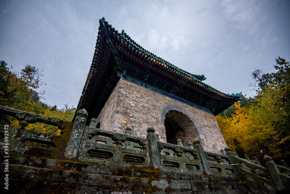 Street view local visitor and tourist Wudang shan Mountains. Street view local visitor and tourist Wudang shan Mountains.