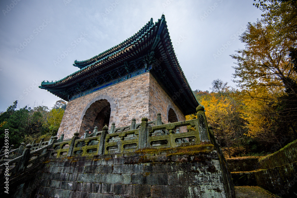 Street view local visitor and tourist Wudang shan Mountains. Street view local visitor and tourist Wudang shan Mountains.