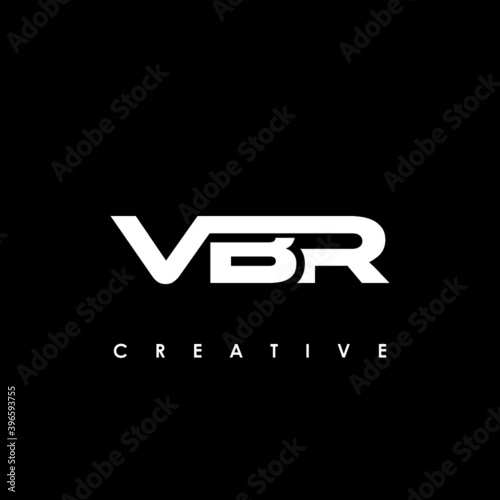 VBR Letter Initial Logo Design Template Vector Illustration