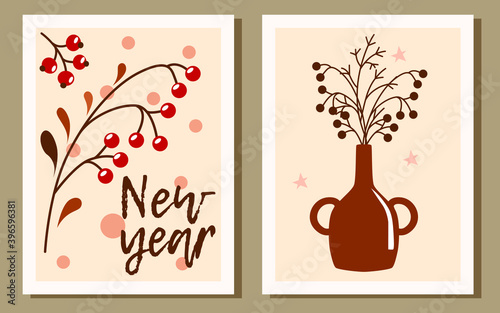 Abstract drawings in modern colors in flat design. Decoration, cards, posters. Pastel shades.