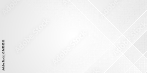 White abstract layer geometric illustration background for card, annual business report, poster template