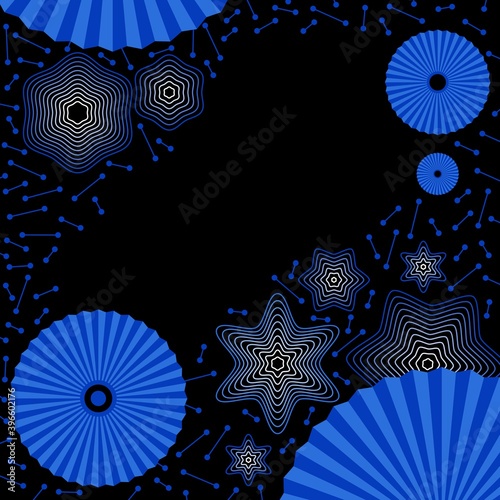 abstract background with stars