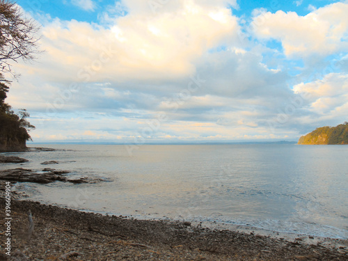 beach at sunset