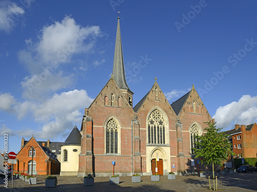 Sint-Pieterskerk (Saint Peter's Church) of Tielt. Tielt is a Belgian municipality in the province of West Flanders. photo