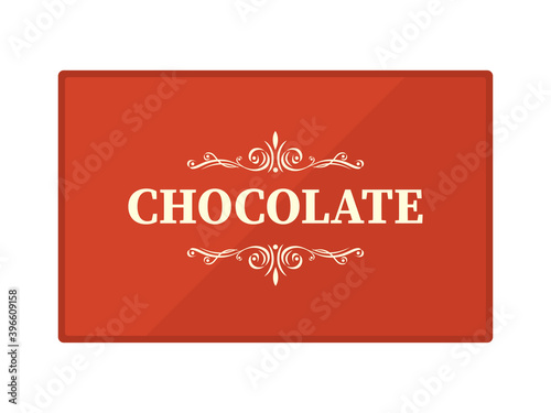 チョコレートのパッケージのイラスト