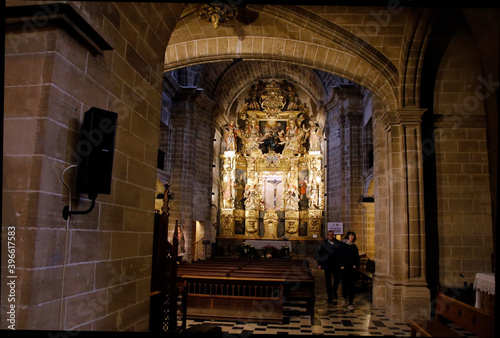 Alcúdia und seine historische Kirche Sant Jaume. Alcúdia, Mallorca, Spanien, Europa -- Alcúdia and its historic church of Sant Jaume. Alcúdia, Mallorca, Spain, Europe