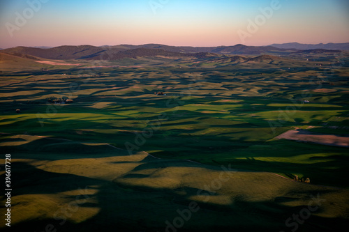 Aerial image if The Palouse Eastern Washington