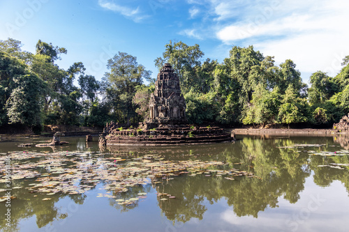 Temple Neak Pean à Angkor, Cambodge