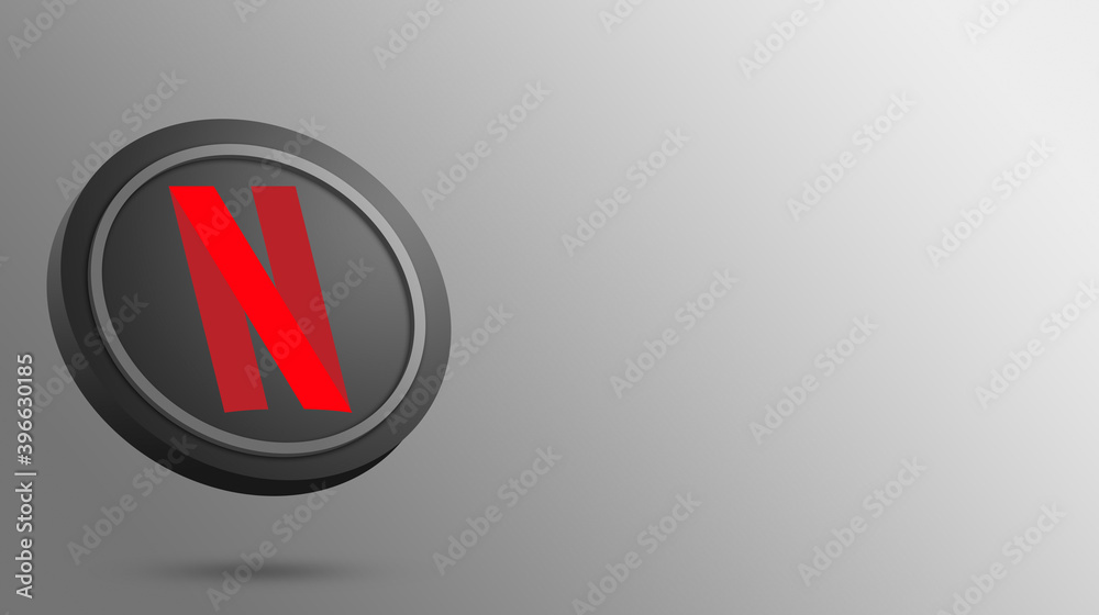 Netflix round logo transparent PNG - StickPNG