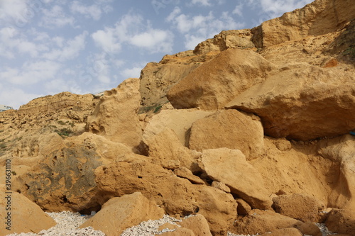 cliff near the coast of Israel Netanya