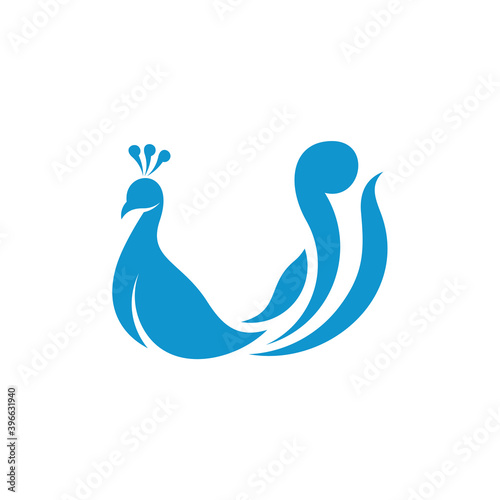 Peacock logo vector template, Creative Peacock logo design concepts, Illustration