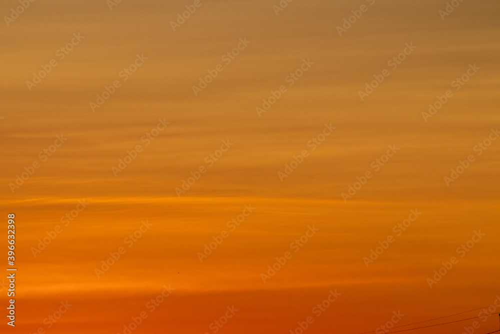 Fototapeta premium Background of an Orange sky at sunset . High quality photo
