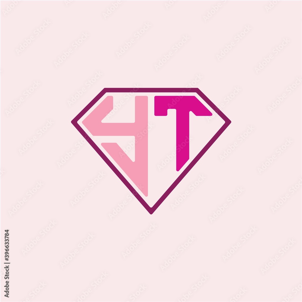 The initial letter of the Y T logo is diamond shaped, with a modern minimalist design The initial letter of the Y T logo is diamond shaped, with a modern minimalist design