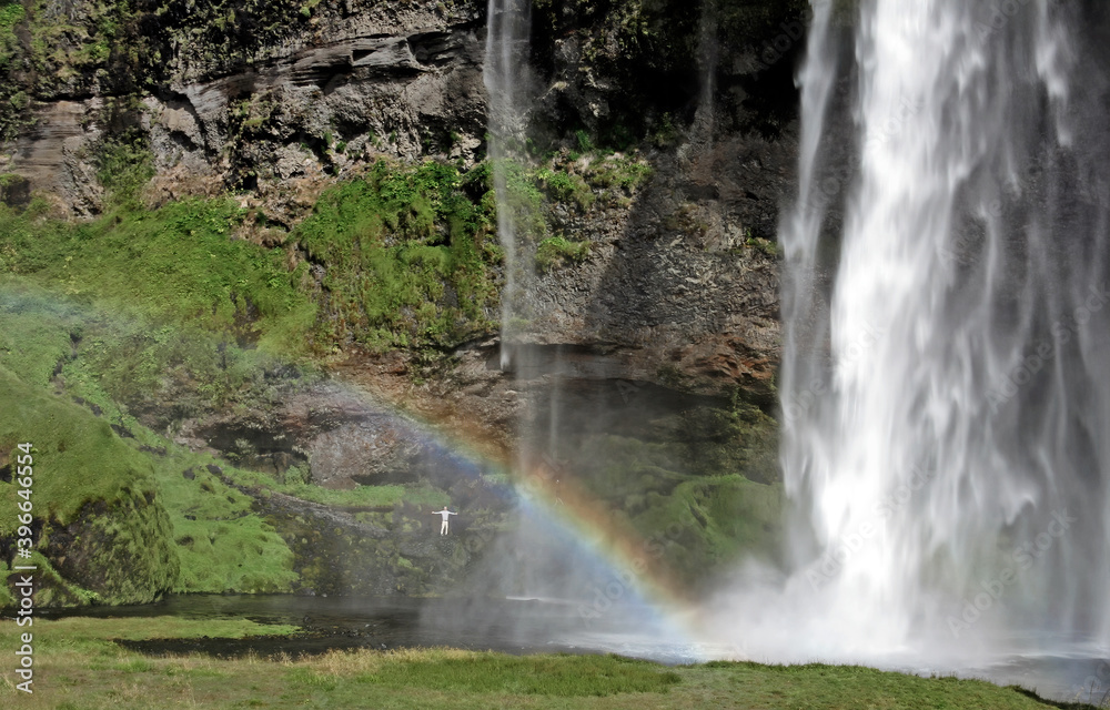 Seljalandsfoss rainbow Seljalandsfoss rainbow