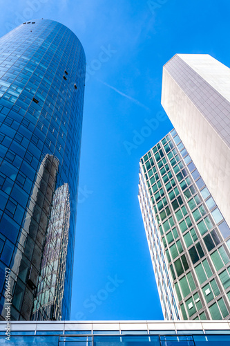 skyscrapers of a modern big city