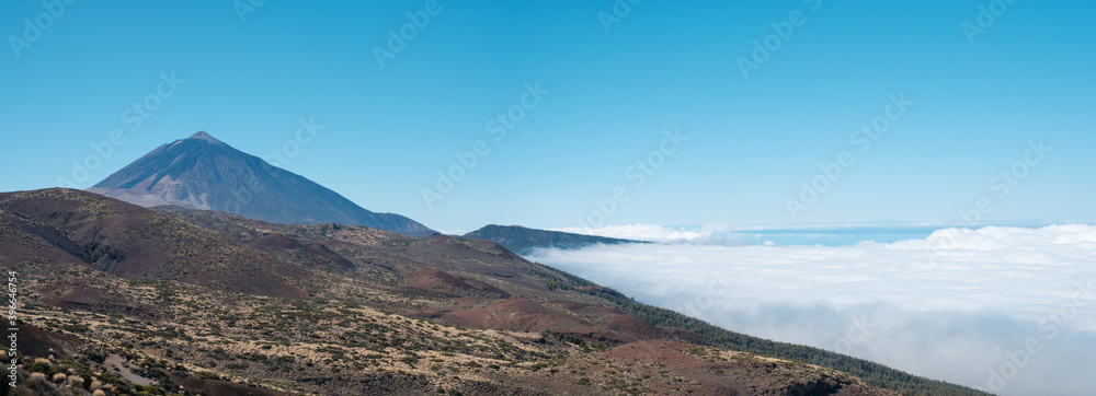 Pico del Teide, mountain landscape in Tenerife