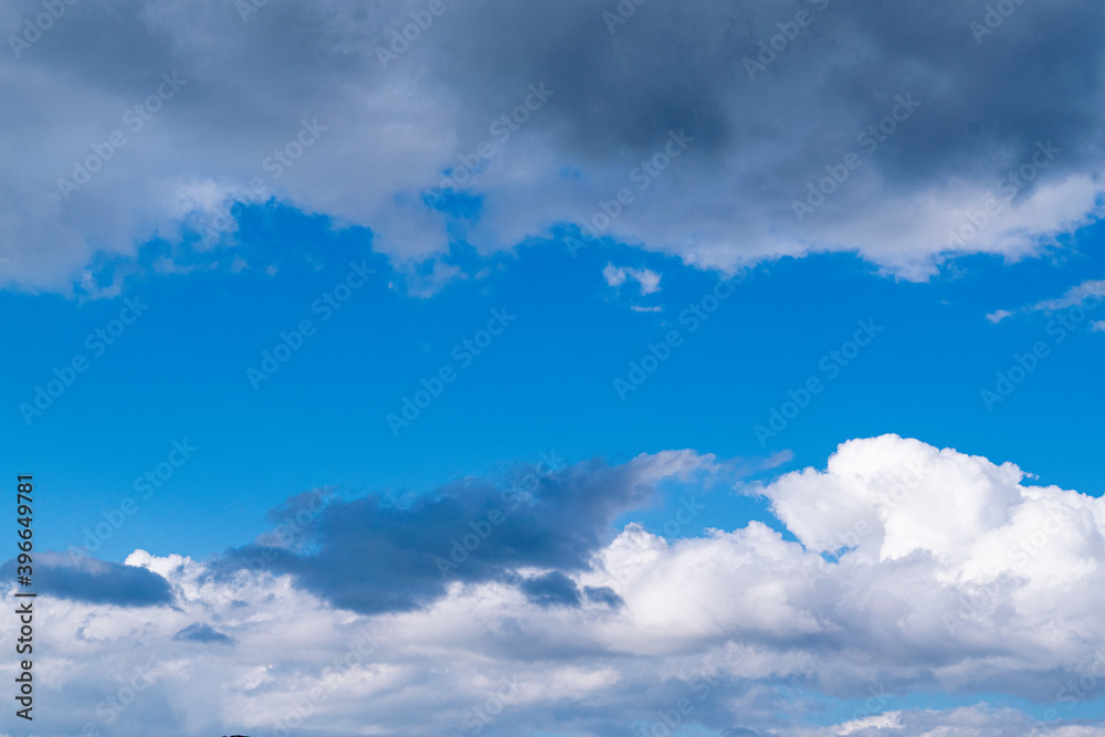 Grey and White clouds on blue sky Grey and White clouds on blue sky