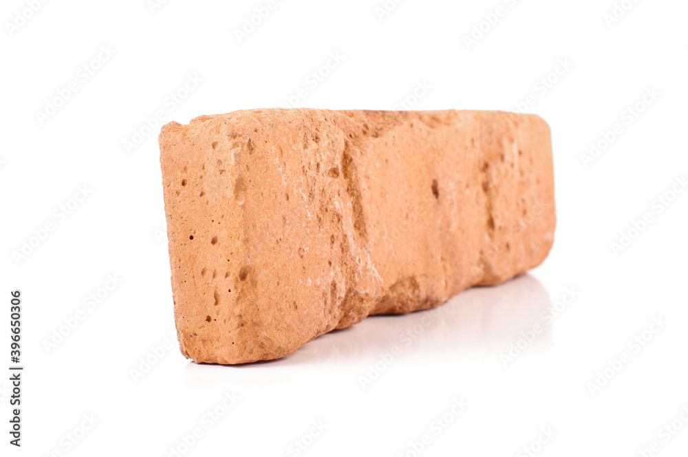 Clinker brick isolated on the white Clinker brick isolated on the white