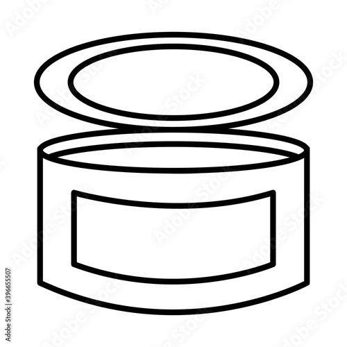 canned food line style icon vector illustration design